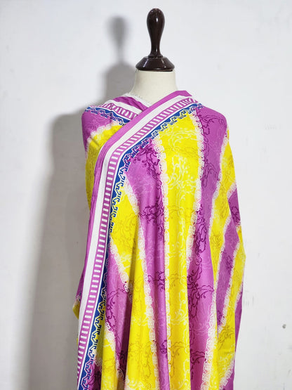 Mix Brand Printed Linen Dupatta