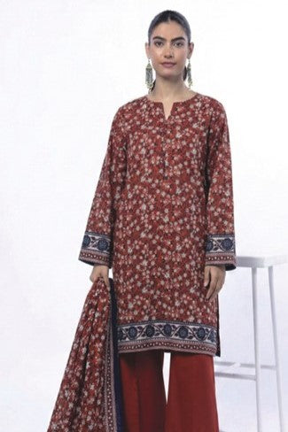 Khaadi Unstitched Printed Lawn 3pc