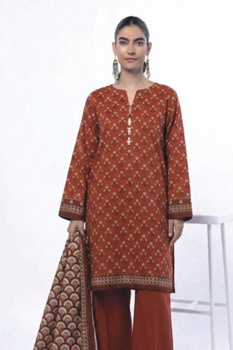Khaadi Unstitched Printed Lawn 3pc