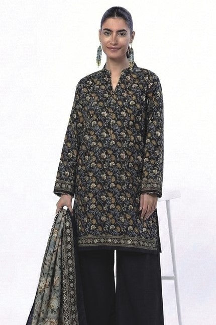Khaadi Unstitched Printed Lawn 3pc