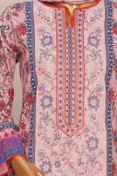 MTF Unstitched Embroidered Lawn 3pc