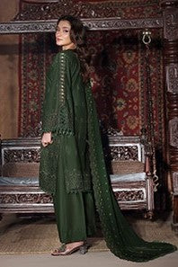 H&H Unstitched Embroidered Lawn 3pc