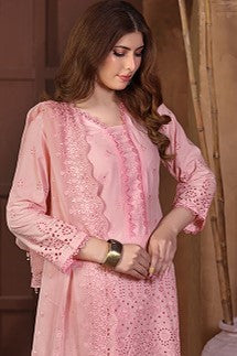 H&H Unstitched Embroidered Lawn 3pc
