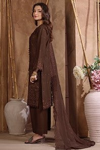 H&H Unstitched Embroidered Lawn 3pc