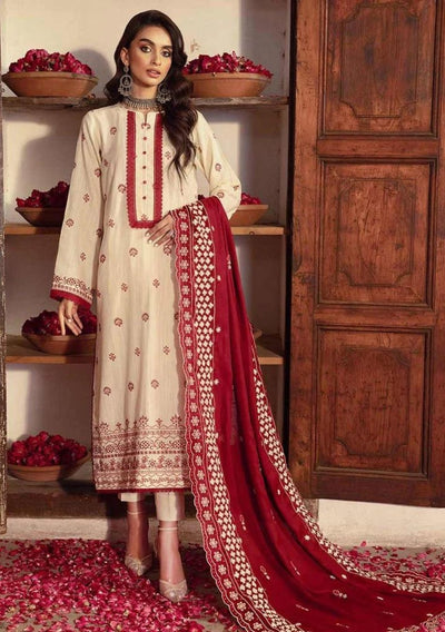 Nissa Luxury Embroidered ChikanKari Khaddar Collection By RajBari BrandedCutPieces