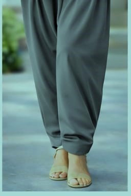 Sapphire Unstitched Linen Trouser
