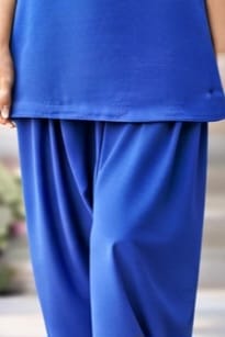Sapphire Unstitched Linen Trouser