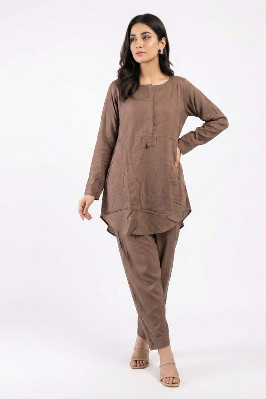 Al Karam Stitched Printed Lawn ST 2pc