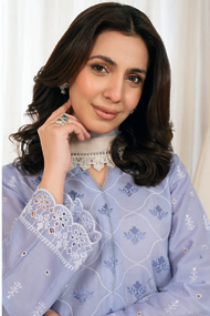 Johra Kaashvi Unstitched Chikenkari Lawn 3pc