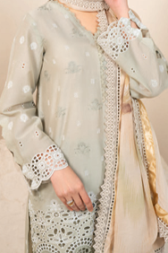 Johra Kaashvi Unstitched Chikenkari Lawn 3pc