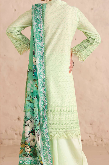 Johra Neysa Unstitched Embroidered Lawn 3pc