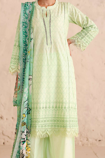 Johra Neysa Unstitched Embroidered Lawn 3pc