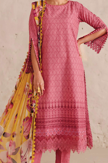 Johra Neysa Unstitched Embroidered Lawn 3pc