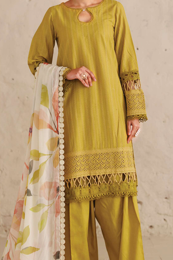 Johra Neysa Unstitched Embroidered Lawn 3pc