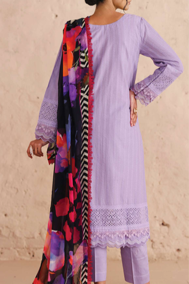 Johra Neysa Unstitched Embroidered Lawn 3pc