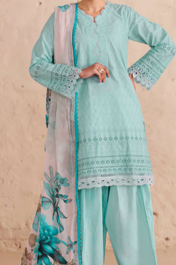 Johra Neysa Unstitched Embroidered Lawn 3pc