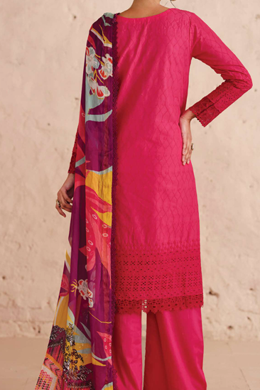 Johra Neysa Unstitched Embroidered Lawn 3pc