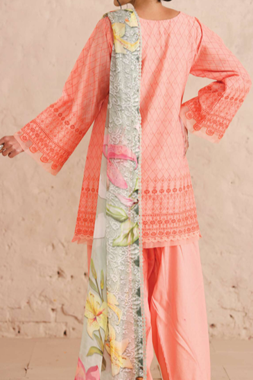 Johra Neysa Unstitched Embroidered Lawn 3pc