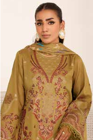 Johra Milza Unstitched Embroidered Lawn 3pc