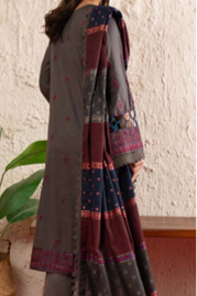 Johra Gulmohar Unstitched Embroidered Lawn 3pc