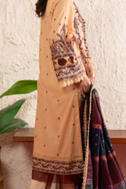 Johra Gulmohar Unstitched Embroidered Lawn 3pc