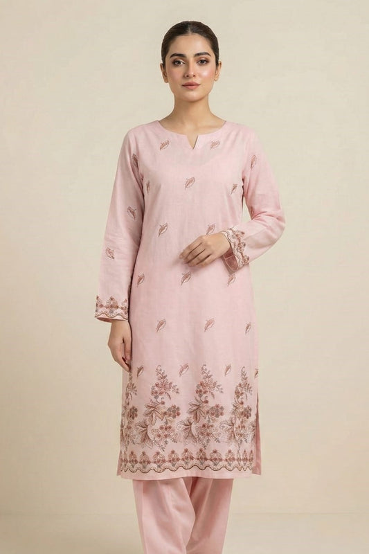 Designer Unstitched Embroidered ST Lawn 2pc