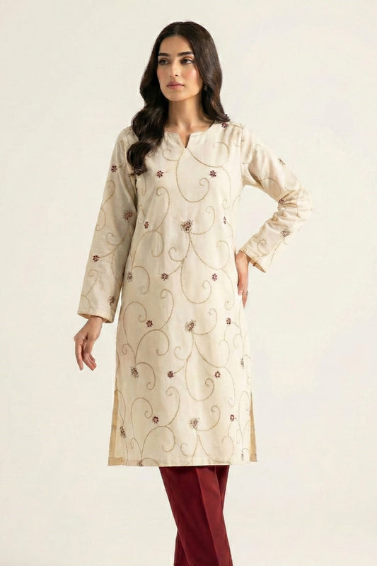 Designer Unstitched Embroidered ST Lawn 2pc