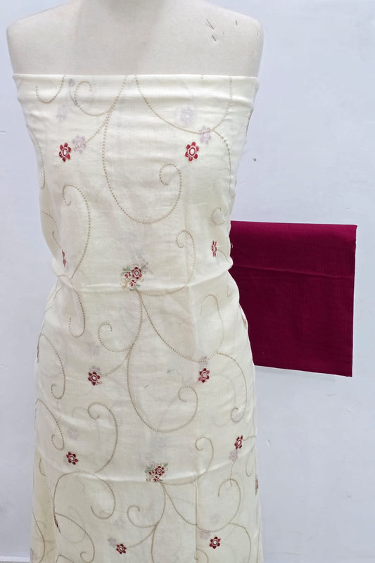 Designer Unstitched Embroidered ST Lawn 2pc