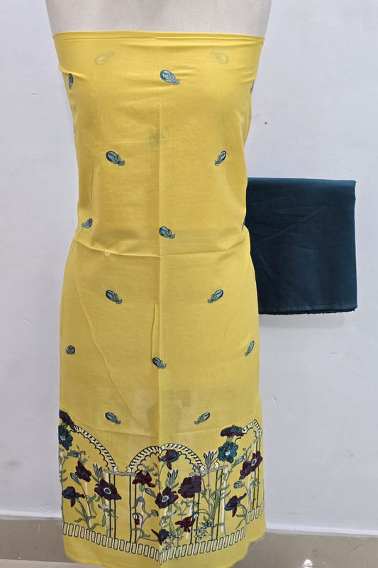 Designer Unstitched Embroidered ST Lawn 2pc