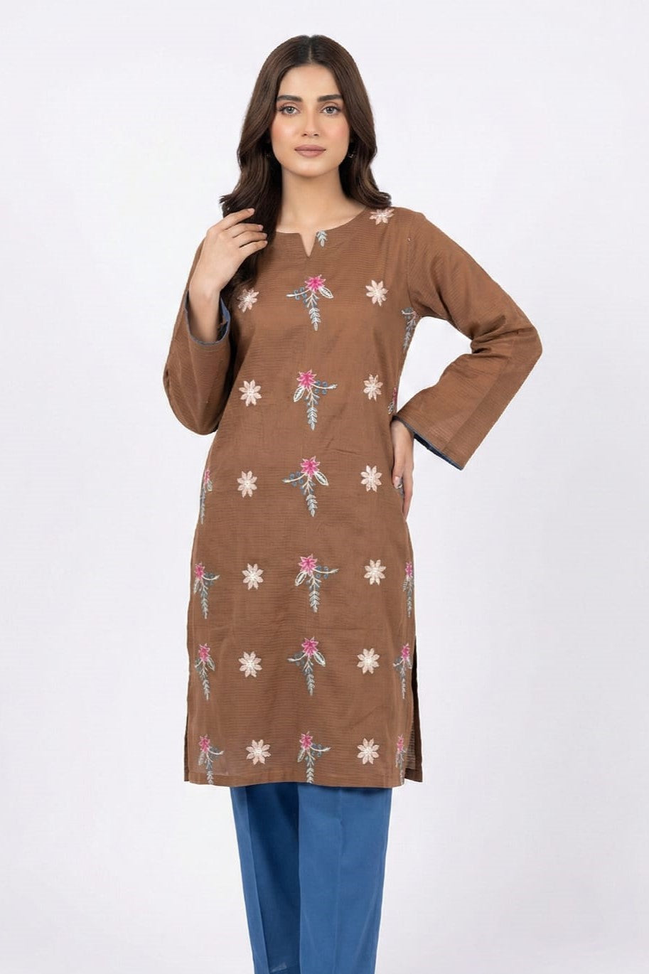 Designer Unstitched Embroidered ST Lawn 2pc