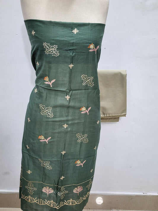 Designer Unstitched Embroidered ST Lawn 2pc