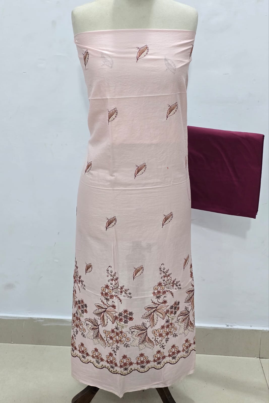 Designer Unstitched Embroidered ST Lawn 2pc