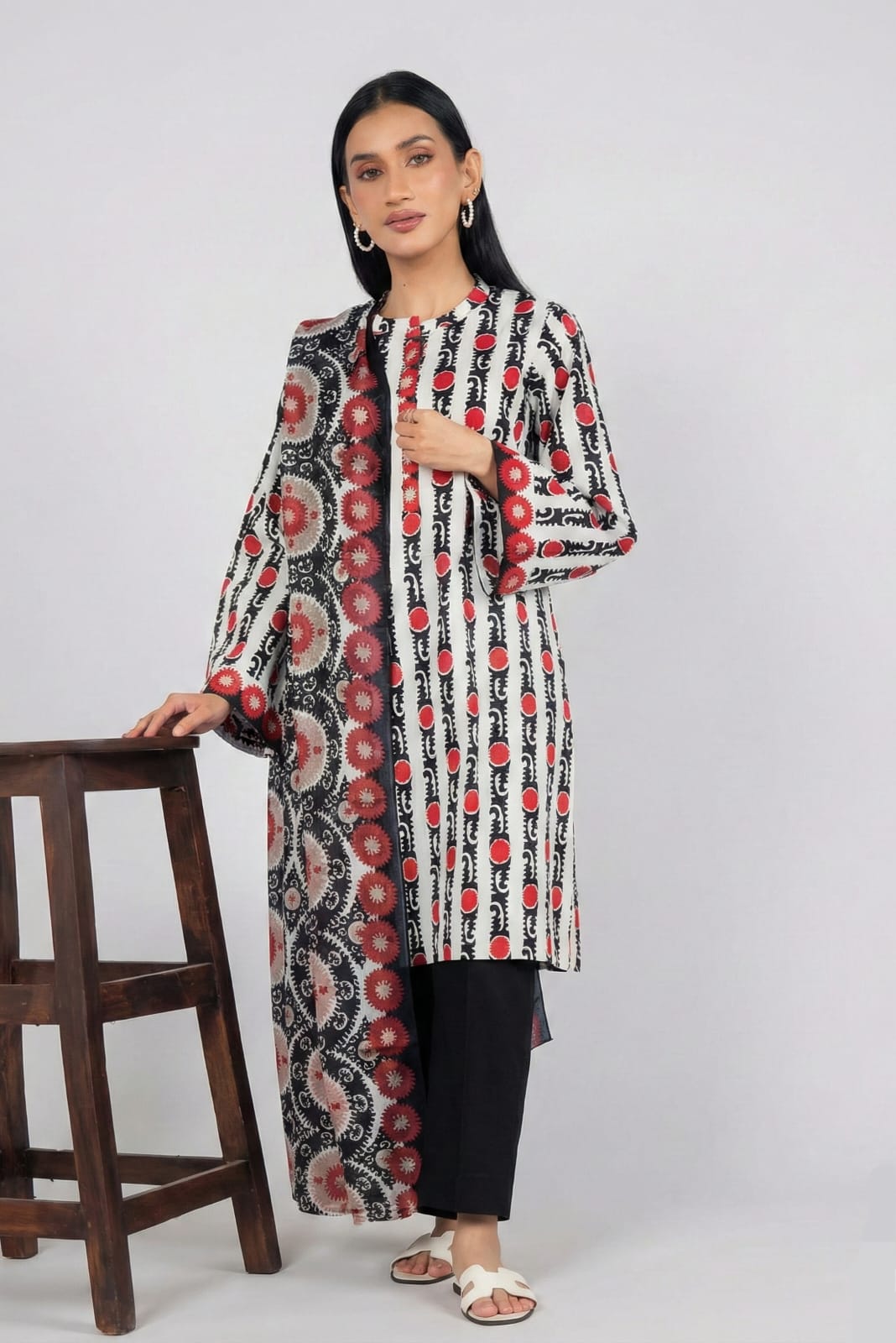 Al Karam Unstitched Printed Lawn 3pc