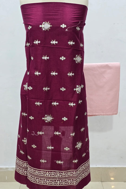 Designer Unstitched Embroidered ST Lawn 2pc