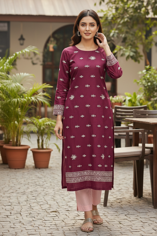 Designer Unstitched Embroidered ST Lawn 2pc