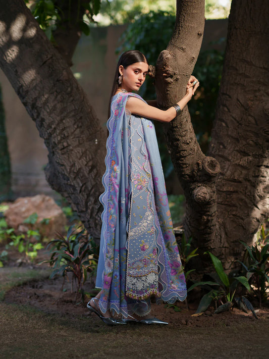 Binilyas Heritage Dore Embroidered Luxury Lawn 3pc