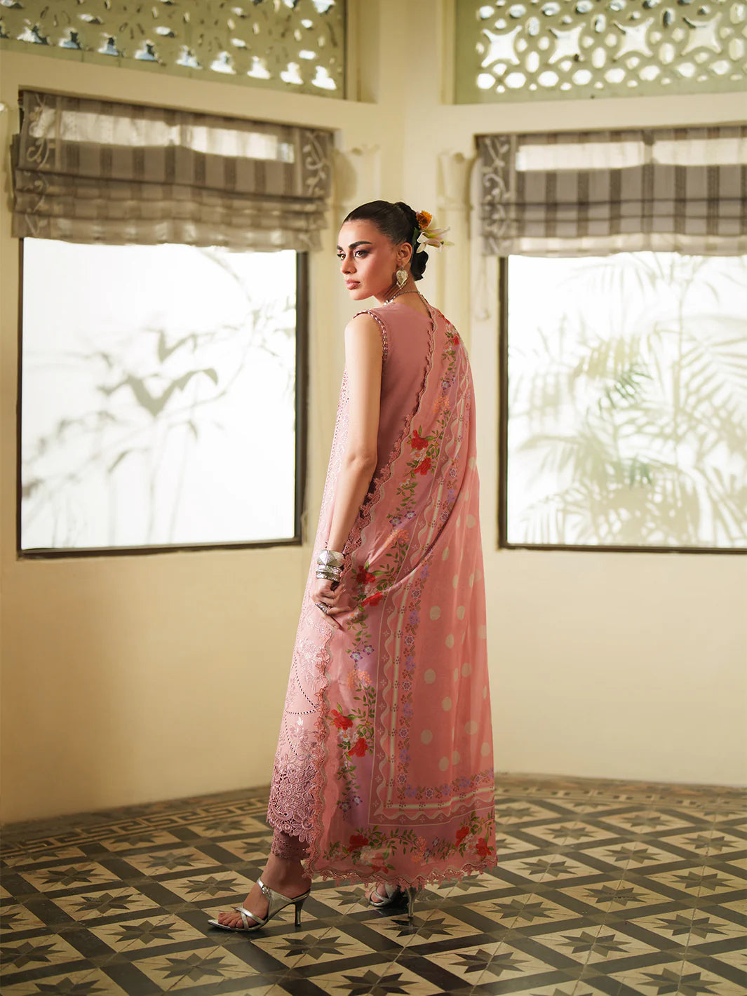 Binilyas Heritage Dore Embroidered Luxury Lawn 3pc