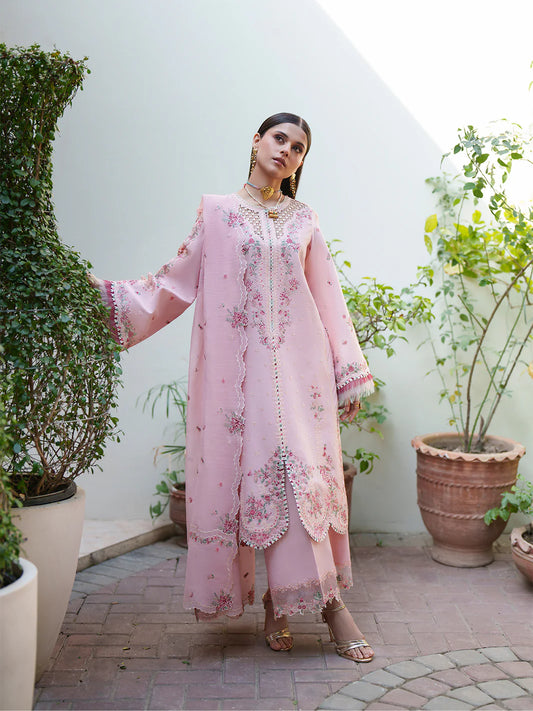 Binilyas Heritage Dore Embroidered Luxury Lawn 3pc