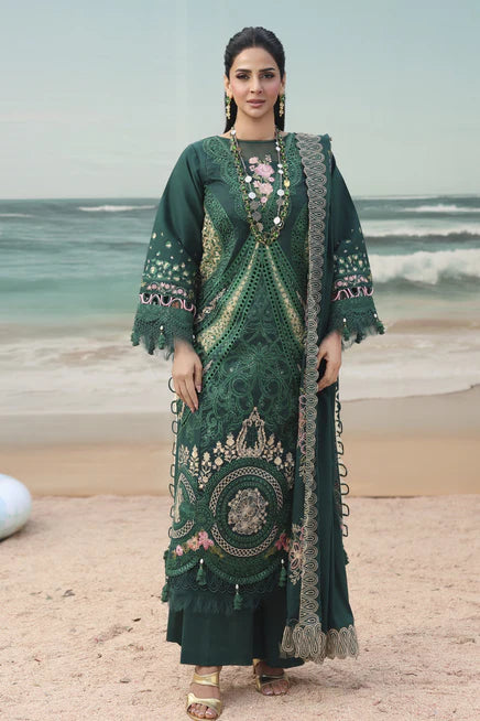 Parishay Monaco Embroidered Luxury Lawn 3pc