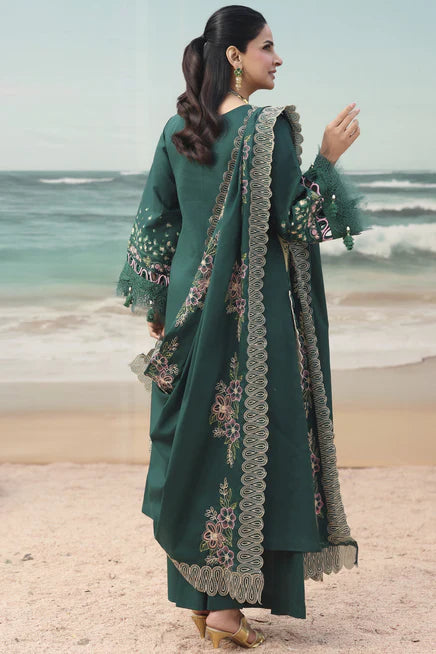 Parishay Monaco Embroidered Luxury Lawn 3pc