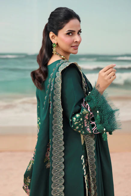 Parishay Monaco Embroidered Luxury Lawn 3pc