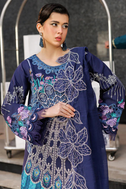 Parishay Monaco Embroidered Luxury Lawn 3pc