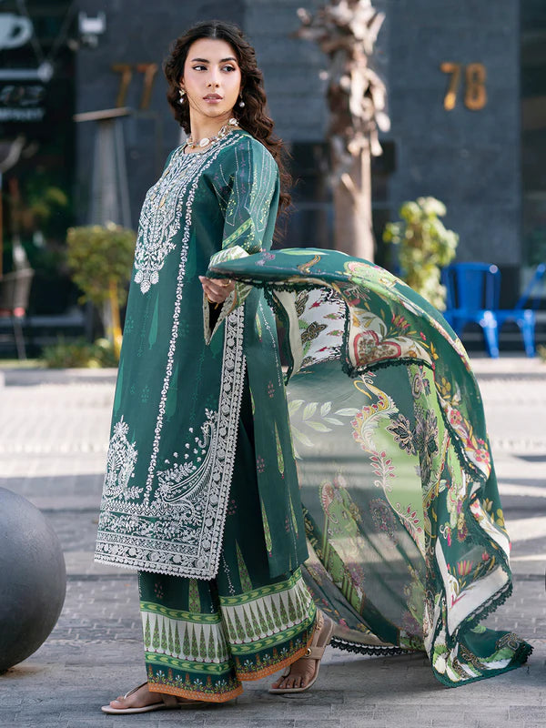 Mahnur Broadway Unstitched Luxury Lawn 3pc
