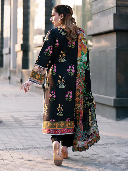 Mahnur Broadway Unstitched Luxury Lawn 3pc