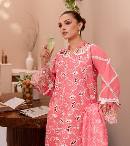 Parishay Regelia Luxury Embroidered Lawn 3pc - Branded Cut Pieces