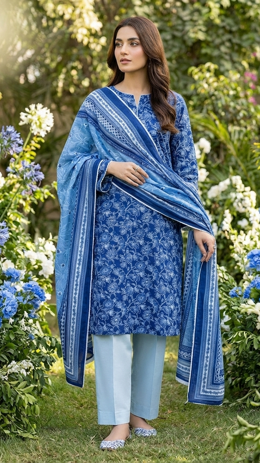 Unstitched 3PC Collection by Mix Brand By Branded Cut Piece