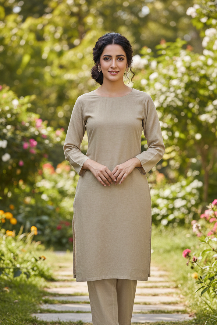 Sapphire Unstitched Plaino Lawn ST 2pc