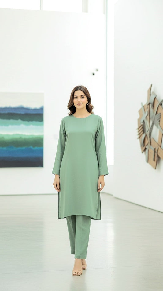 UNSTITCHED PLAIN ALLOVER 2PC COLLECTION BY SAPPHIRE By Branded Cut Piece