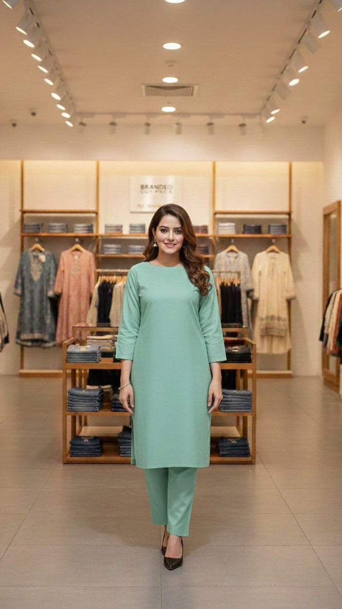 UNSTITCHED PLAIN ALLOVER 2PC COLLECTION BY SAPPHIRE By Branded Cut Piece