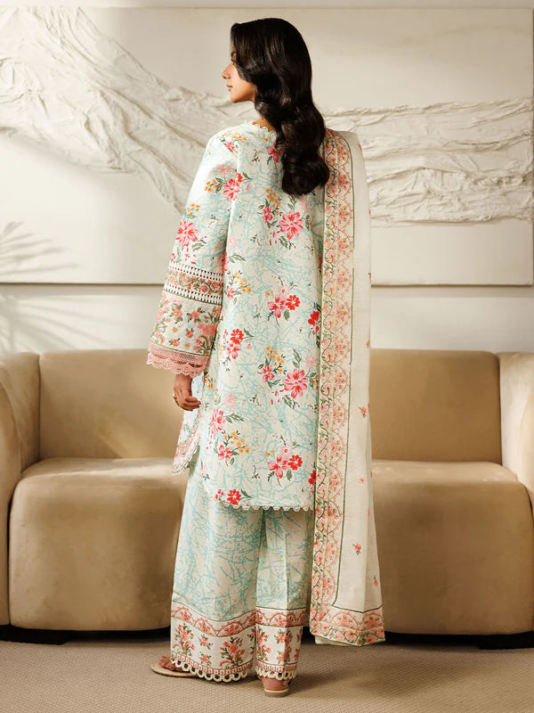 Mahnur Leila Unstitched Luxury Lawn 3pc